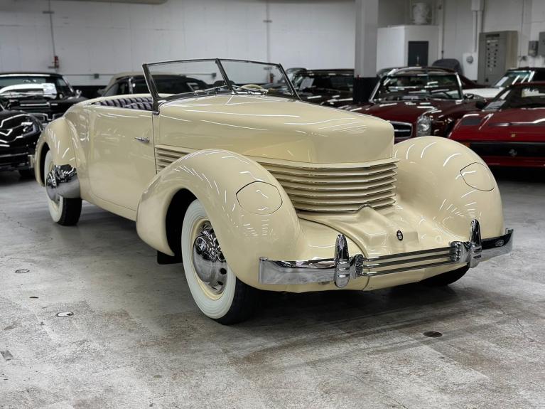 フランクリンミント　1937 Cord 812 Phaeton Roadster 1937 Cord 812 Phaeton Coupe Convertible Yellow Franklin Mint