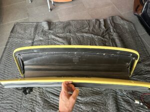 Porsche 993 Engine Lid with spoiler and elctronics