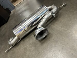 LARINI LOTUS EVORA SPORTS SYSTEM OVAL TIP MUFFLER NEW